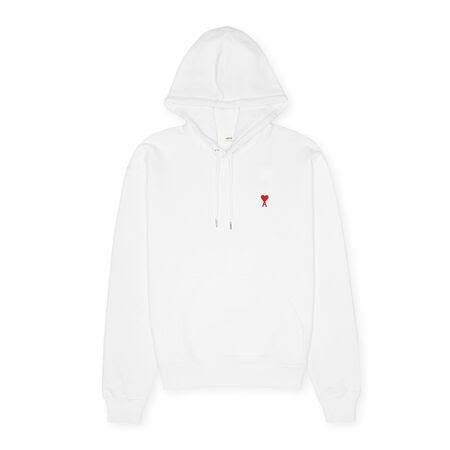 AMI WHITE HOODIE