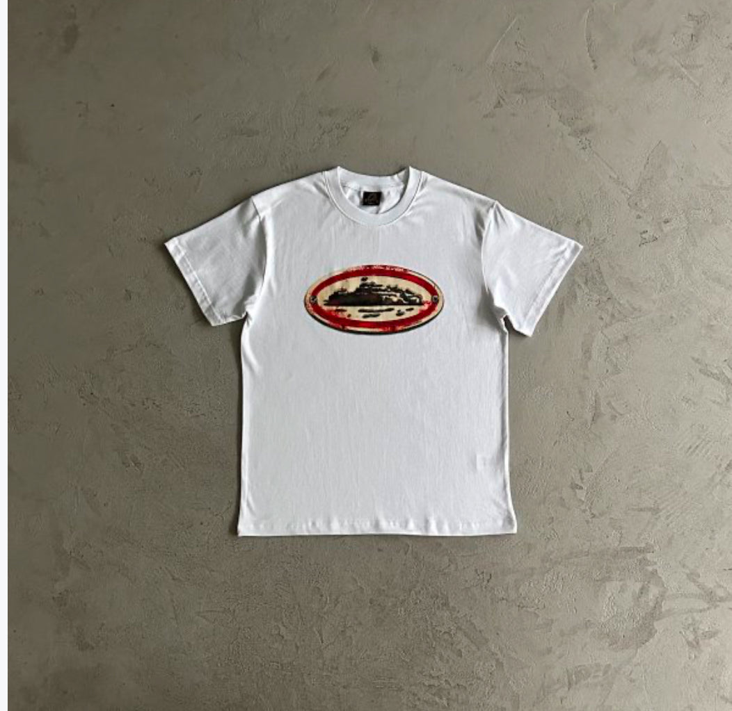 CORTEIZ BLURRY WHITE TSHIRT